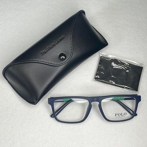 NEW Polo Glasses with Case and Lens Cloth